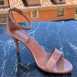 Steve Madden Fantise nude shoes strappy heels